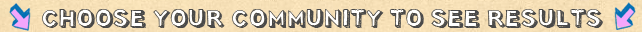 Choose Your Community to See Results